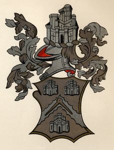 الأسلحة الممنوحة لشركة Masons of London ، 12th Edward IV ، 1472-1473 ، من تاريخ الماسونية ، المجلد الثاني ، نشرها توماس سي جاك ، لندن ، 1883 بواسطة مدرسة اللغة الإنجليزية