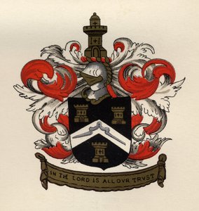أذرع الماسونية الحرة من الفصل Gateshead ، 1671 ، من تاريخ الماسونية ، المجلد الثاني ، نشره توماس سي جاك ، لندن ، 1883 بواسطة مدرسة اللغة الإنجليزية