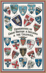 Arms of universities of Great Britain and Ireland and the Colonies (colour litho) بواسطة مدرسة اللغة الإنجليزية