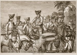 اعتقال اللورد Pigot ، التوضيح من Cassells Illustrated History of India من قبل جيمس جرانت ، حانة. 1879 بواسطة مدرسة اللغة الإنجليزية