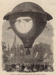 صعود M Godards Montgolfier baloon من حدائق كريمورن بواسطة مدرسة اللغة الإنجليزية