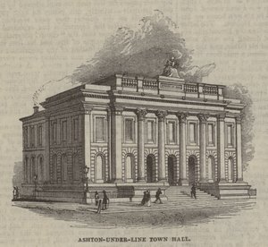 Ashton-under-Line Town Hall بواسطة مدرسة اللغة الإنجليزية