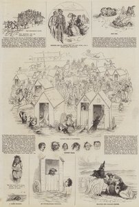 At the Seaside (engraving) بواسطة مدرسة اللغة الإنجليزية