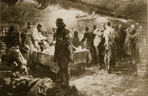 في العمل في مركز مساعدة قبو تحت حصن فردان 1914-1919 بواسطة مدرسة اللغة الإنجليزية