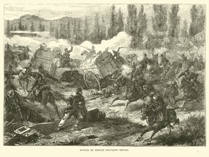 الهجوم على قافلة تموين فرنسية ، سبتمبر 1870 بواسطة مدرسة اللغة الإنجليزية