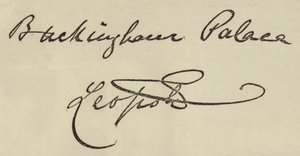 Autograph of the Duke of Albany (engraving) بواسطة مدرسة اللغة الإنجليزية