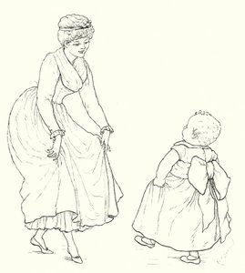رقصة الطفل (نقش) بواسطة مدرسة اللغة الإنجليزية