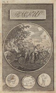 Bacchus, ancient Roman god of wine (engraving) بواسطة مدرسة اللغة الإنجليزية
