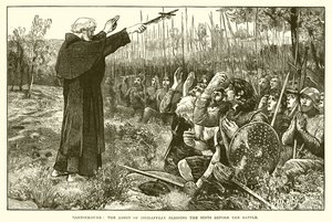 Bannockburn: الاباتي Inchaffray نعمة الاسكتلنديين قبل المعركة بواسطة English School