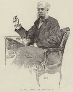 Baron Alphonse de Rothschild (engraving) بواسطة مدرسة اللغة الإنجليزية