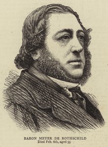 Baron Meyer de Rothschild (engraving) بواسطة مدرسة اللغة الإنجليزية