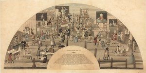معرض بارثولوميو ، 1721 بواسطة مدرسة اللغة الإنجليزية