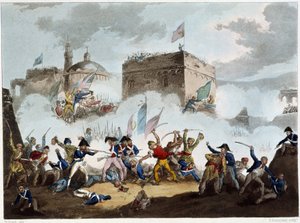 معركة القديس يوحنا عكا ، 8 مايو 1799 - في "" الحروب النابليونية "بقلم ساذرلاند ، دوبورج ، لندن ، عفريت. بواسطة جينكينز بواسطة مدرسة اللغة الإنجليزية