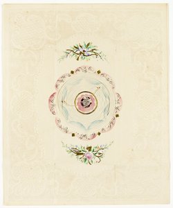 Be Thine ، حوالي عام 1830 (عيد الحب المطبوع بالألوان مع حدود من الدانتيل) بواسطة مدرسة اللغة الإنجليزية