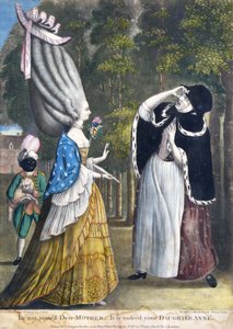 لا تكن مندهشًا يا عزيزي الأم - إنها بالفعل ابنتك آن ، من رسم أصلي من قبل Grimm ، مطبوع لـ Carington Bowles ، لندن ، حانة. 1774 بواسطة مدرسة اللغة الإنجليزية