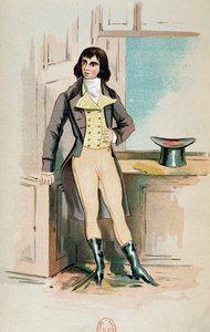 بو بروميل (1778-1840) في شبابه (لون ليثو) بواسطة مدرسة اللغة الإنجليزية