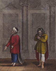 انظر كيف يختلف الخطاة ... (نقش ملون) بواسطة مدرسة اللغة الإنجليزية