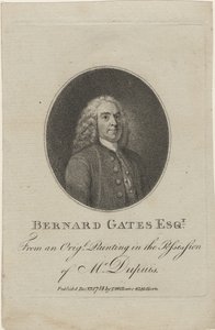 برنارد جيتس ، 1784 (نقش الخط) بواسطة مدرسة اللغة الإنجليزية