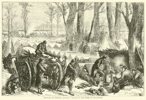 Bivouac من القوات الجنرال Ducrots في خشب Vincennes أكتوبر 1870 بواسطة مدرسة اللغة الإنجليزية