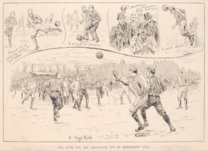 بلاكبيرن روفرز ضد مقاطعة نوتنغهام ، من The Illustrated Sporting and Dramatic News ، 23 مارس 1891 بواسطة مدرسة اللغة الإنجليزية