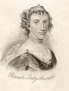 Blanche Somerset ، البارونة أرونديل من Wardour ، من "قاموس كراب التاريخي" ، نُشر عام 1825 بواسطة مدرسة اللغة الإنجليزية