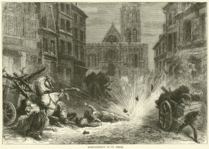قصف سانت دينيس ، ديسمبر 1870 بواسطة مدرسة اللغة الإنجليزية
