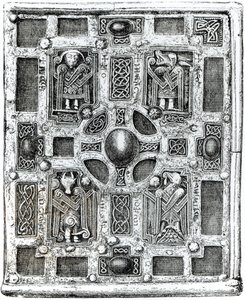 ضريح الكتاب أو Cumdach of Molaise ، c.1001-1025 بواسطة مدرسة اللغة الإنجليزية