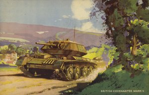 الدبابة البريطانية Covenanter Mark V ، الحرب العالمية الثانية (لون ليثو) بواسطة مدرسة اللغة الإنجليزية