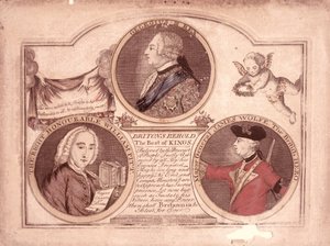 ينظر البريطانيون إلى أفضل الملوك ... ، 1762 بواسطة مدرسة اللغة الإنجليزية
