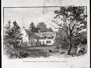 Burnham Thorpe Rectory ، مسقط رأس نيلسون بواسطة مدرسة اللغة الإنجليزية