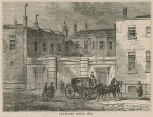 كاميلفورد هاوس ، لندن ، 1820 بواسطة مدرسة اللغة الإنجليزية