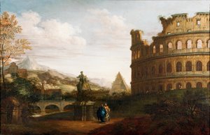 منظر Capriccio للمنتدى الروماني ، ج .1760