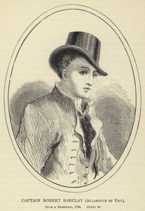 الكابتن روبرت باركلي ، Allardyce of Ury ، من صورة مصغرة ، 1798 ، Aetatis 19 بواسطة مدرسة اللغة الإنجليزية