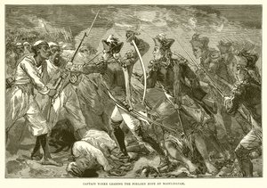 الكابتن يورك يقود الأمل البائس في ماسوليباتام (1759) بواسطة مدرسة اللغة الإنجليزية