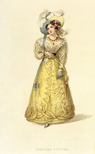 زي النقل ، لوحة الموضة من Ackermanns Repository of Arts ، c.1827 بواسطة مدرسة اللغة الإنجليزية