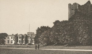 Castle Front and Keep (litho) بواسطة مدرسة اللغة الإنجليزية