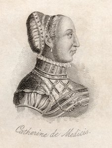 كاثرين دي ميديشي ، من "قاموس كراب التاريخي" ، نُشر عام 1825 بواسطة مدرسة اللغة الإنجليزية
