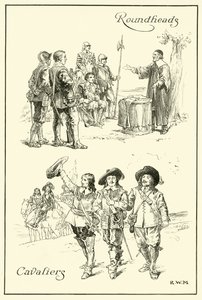 Cavaliers و Roundheads (حبر على ورق) بواسطة مدرسة اللغة الإنجليزية