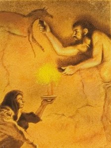 رسم كهف للخيول بواسطة مدرسة اللغة الإنجليزية