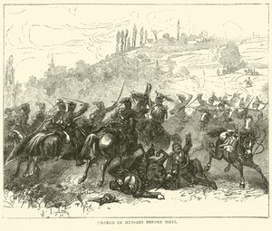 تهمة الفرسان قبل ميتز ، أكتوبر 1870 بواسطة مدرسة اللغة الإنجليزية