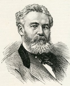 تشارلز بوسون (1822-1908) من "أخبار لندن المصورة" مايو 1884 (نقش) بواسطة مدرسة اللغة الإنجليزية