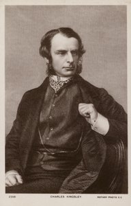 تشارلز كينغسلي (1819-1875)، رجل دين ومؤرخ وروائي إنجليزي (ليثو) بواسطة مدرسة اللغة الإنجليزية