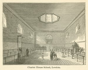 Charter House School, London (engraving) بواسطة مدرسة اللغة الإنجليزية