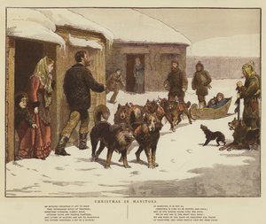 Christmas in Manitoba (chromolitho) بواسطة مدرسة اللغة الإنجليزية