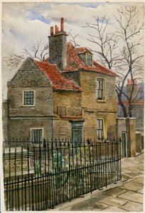 كوخ الكنيسة ، ممر الكنيسة ، St Marys Churchyard ، Islington (مرحاض على ورق) بواسطة مدرسة اللغة الإنجليزية