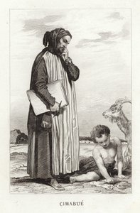 Cimabue اكتشاف Giotto بواسطة مدرسة اللغة الإنجليزية