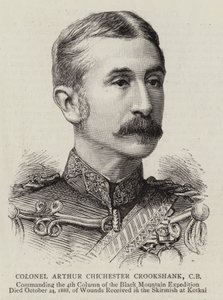 Colonel Arthur Chichester Crookshank (engraving) بواسطة مدرسة اللغة الإنجليزية