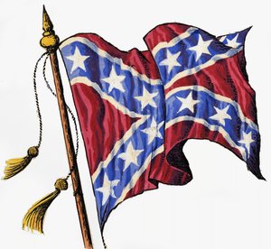 العلم الكونفدرالي بواسطة مدرسة اللغة الإنجليزية