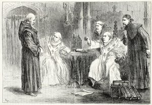 مؤتمر بين ثورب وأروندل ، توضيح من تاريخ البروتستانتية بقلم جيمس أيتكين ويلي (1808-1890) ، حانة. 1878 بواسطة مدرسة اللغة الإنجليزية