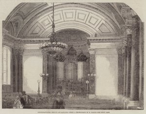 Congregational Church at Saltaire (engraving) بواسطة مدرسة اللغة الإنجليزية